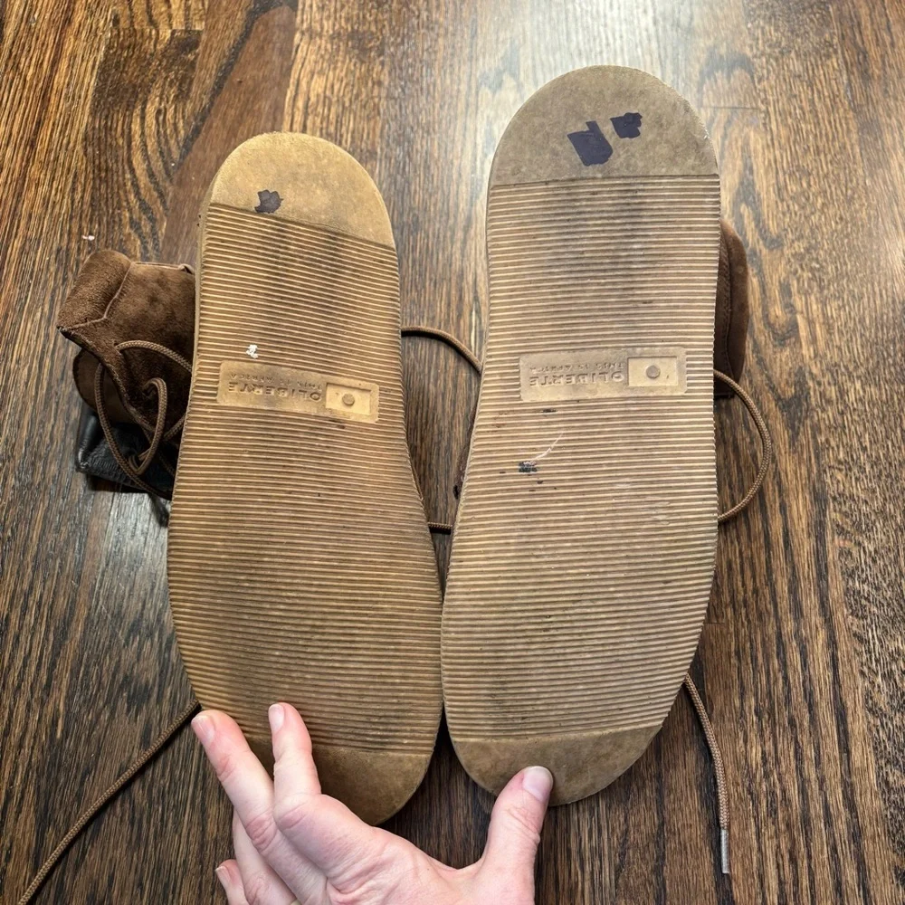 Oliberté Birara tan suede chukka style boot men’s 41 / 8 minimalist